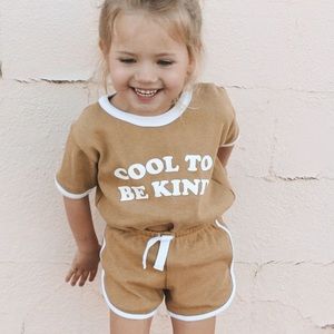Nu Natives Cool to be Kind kids tee size 4-6yrs